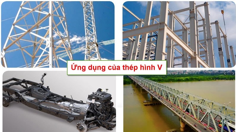 Một số ứng dụng của thép V An Khánh