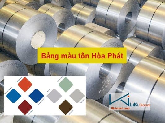 Bảng màu tôn Hòa Phát chuẩn nhất - Liên hệ ngay nhận ưu đãi 5%