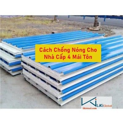 Tham khảo cách chống nóng cho nhà cấp 4 mái tôn
