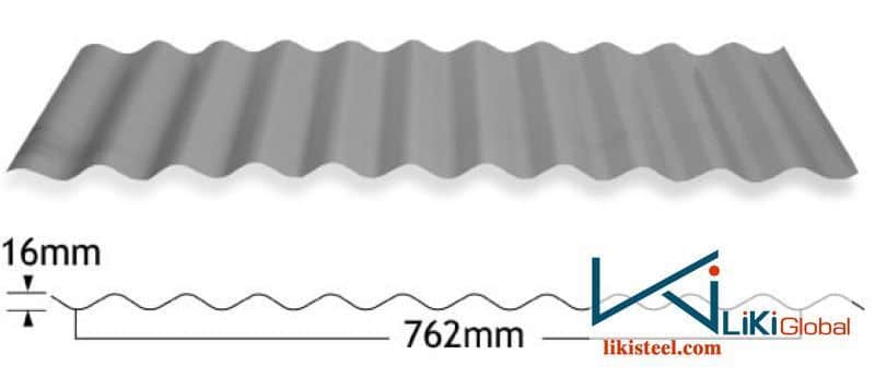 Kích thước tôn lợp mái 11 sóng