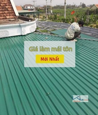 Tham khảo giá làm mái tôn mới nhất hôm nay - Liên hệ ngay CK 5%