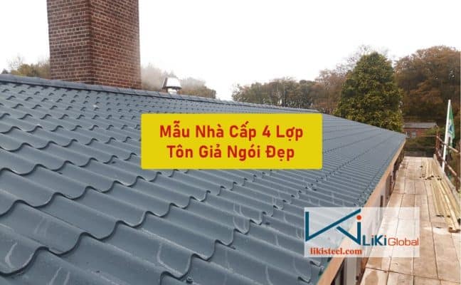 Cùng tìm hiểu mẫu nhà cấp 4 lợp tôn giả ngói đẹp - Liên hệ ngay để dược báo giá