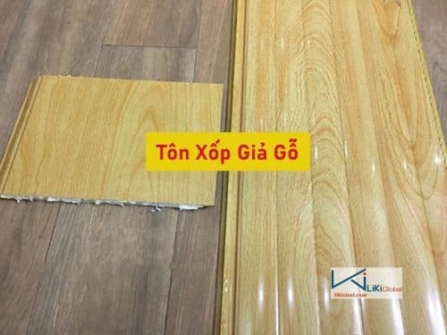 Tham khảo bảng giá tôn xốp giả gỗ mới nhất - Liên hệ ngay CK 5%