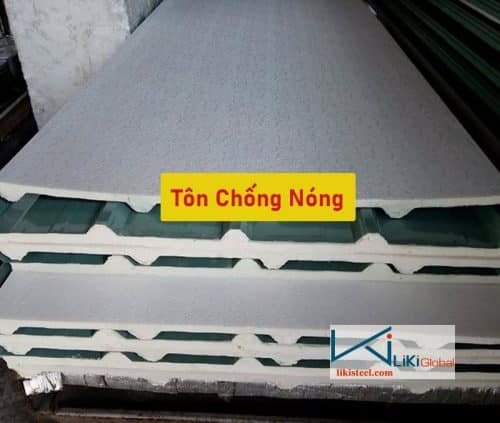 Tham khảo bảng giá tôn chóng nóng mới nhất - Liên hệ ngay CK 5%