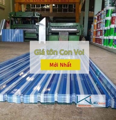 Tham khảo bảng giá tôn con voi mới nhất hôm nay - Liên hệ Ck 5%