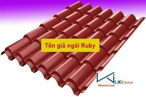 Tham khảo bảng giá tôn giả ngói Ruby mới nhất hiện nay - Liên hệ ngay Ck 5%