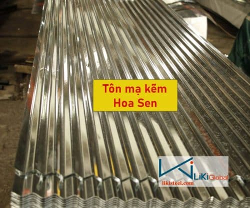 Tham khảo bảng giá tôn mạ kẽm Hoa Sen mới nhất hôm nay - Liên hệ ngay CK 5%