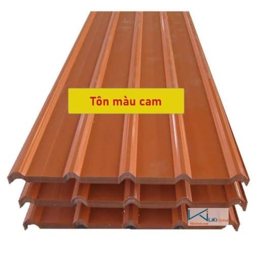 Tham khảo bảng giá tôn màu cam mới nhất hiện nay