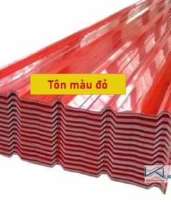 Tham khảo bảng giá tôn màu đỏ mới nhất hiện nay - Liên hệ ngay CK 5%