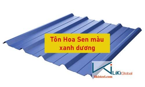 Tham khảo bảng giá tôn Hoa Sen màu xanh dương mới nhất hôm nay