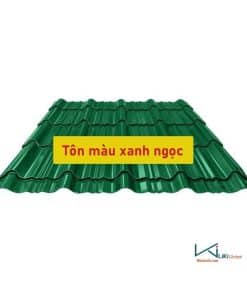 Tham khảo bảng giá tôn màu xanh ngọc mới nhất - Liên hệ ngay CK 5%