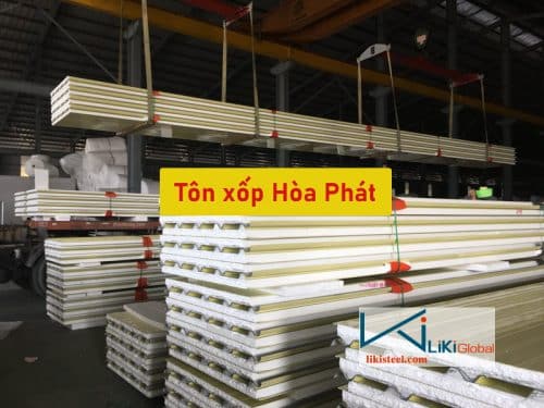 Tham khảo bảng giá tôn xốp Hòa Phát mới nhất hôm nay - Liên hệ ngay CK 5%