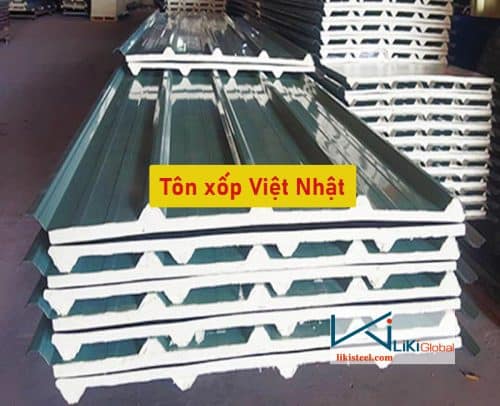 Bảng giá tôn xốp Việt Nhật mới nhất hôm nay - Liên hệ ngay Ck 5%