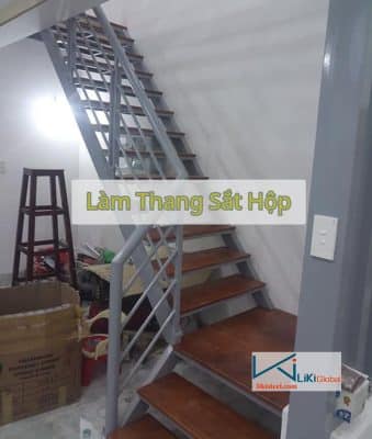 Tham khảo các cách làlm thang sắt hộp tại nhà - liên hệ ngay CK 5%