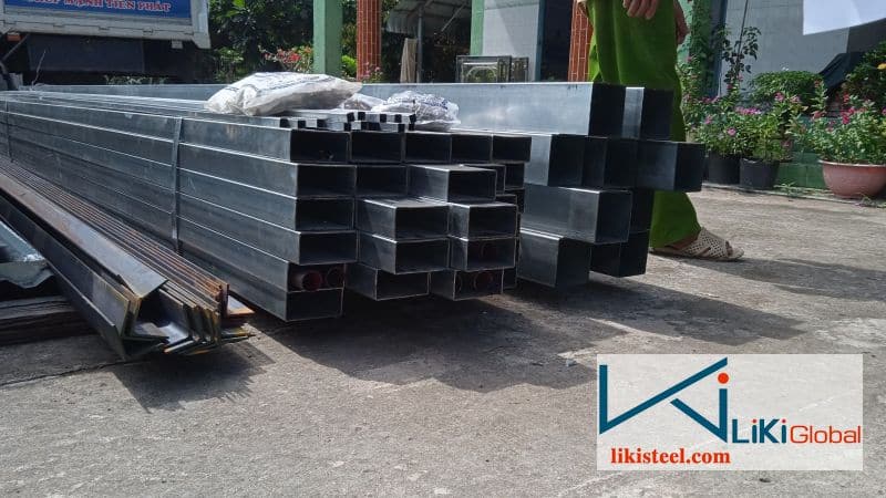 Quy cách, trọng lượng thép hộp Hàn Quốc