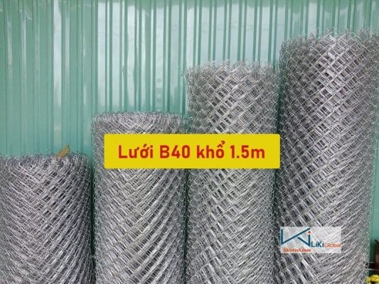 Tham khảo bảng giá lưới B40 khổ 1.5m - Liên hệ ngay Ck 5%