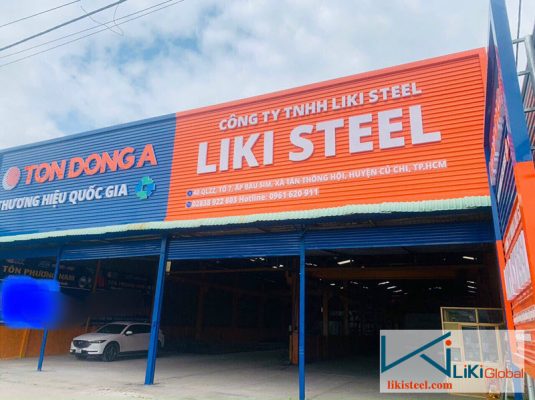 Nhà máy Tôn Liki Steel cung ứng tôn Đông Á tại Bình Dương giá tốt, CK 5 - 10%